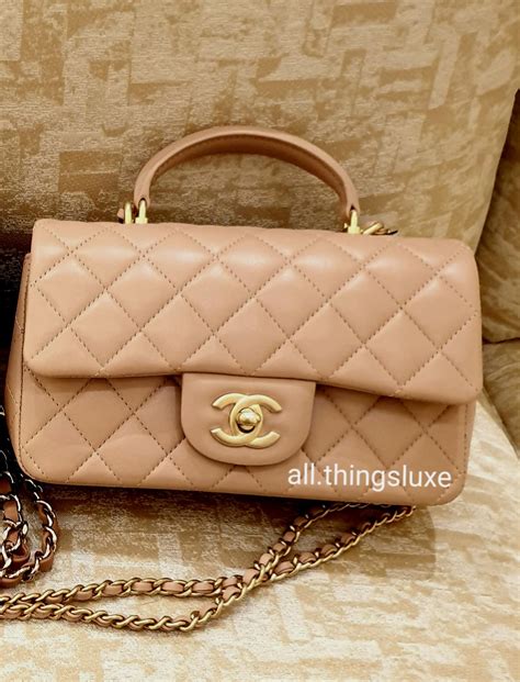 chanel mini rectangular caramel|Chanel rectangular mini flap bag.